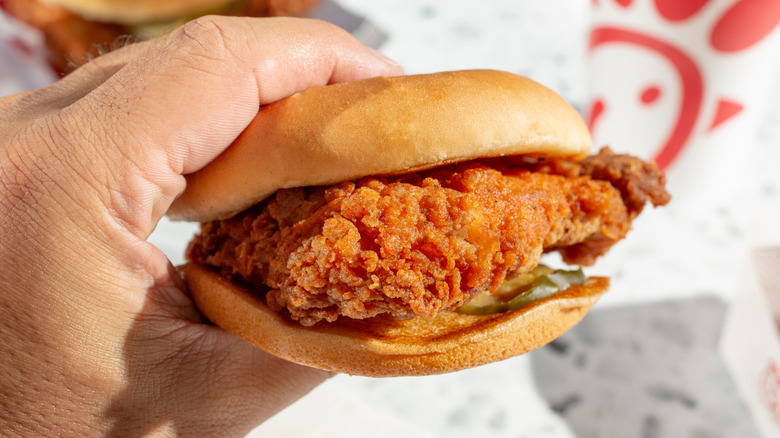 Chick-fil-A chicken sandwich