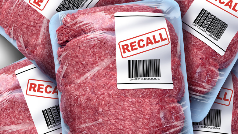 Recalled beef