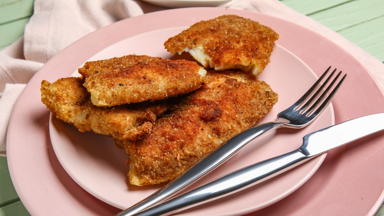 golden crunchy oven baked codfish