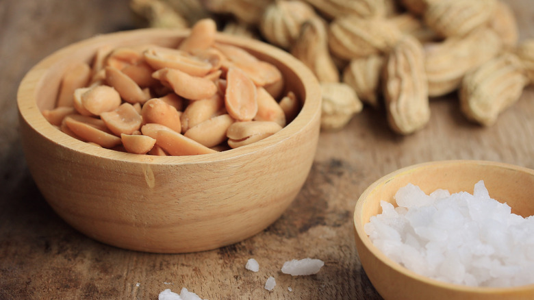 seal salt and peanuts