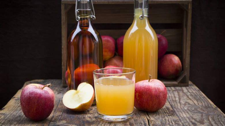 homemade apple juice