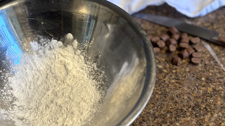 medium-sized bowl of tapioca starch