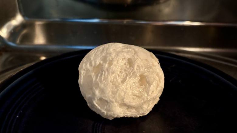 Blown up marshmallow
