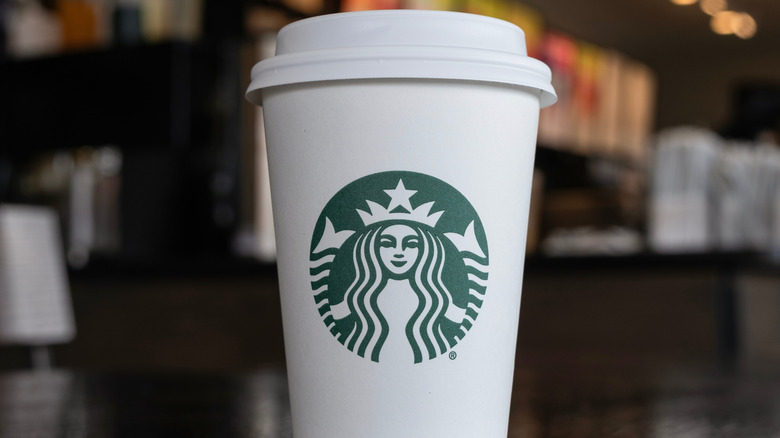 Starbucks cup of pumpkin spice latte