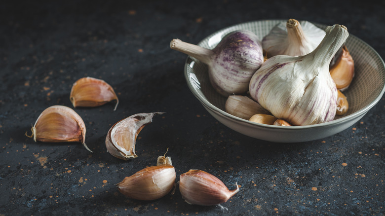 heads of garlic