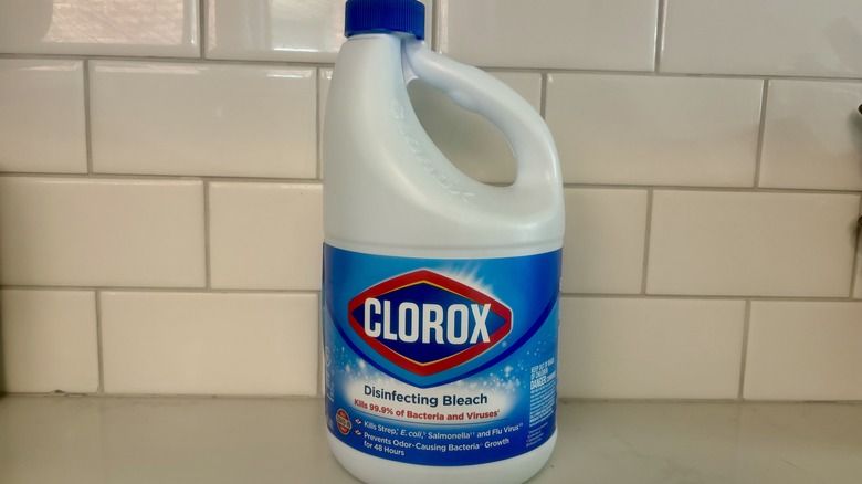 bottle of bleach