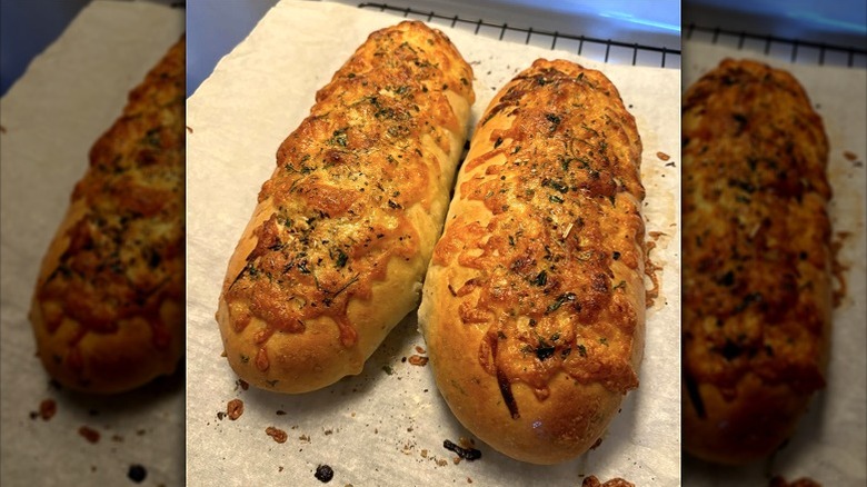 Homemade version of Subway Italian Herb & Cheese bread.