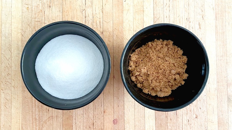 Two bowls of sugar