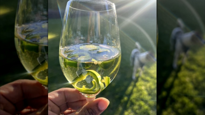 jalapenos in sauvignon blanc