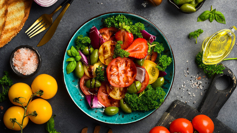 Summer salad bowl