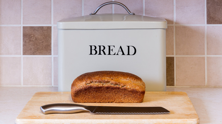 Fresh loaf of bread