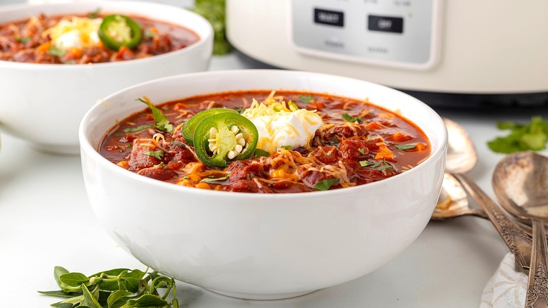 We Finally Cracked The Code On How To Thicken Slow Cooker Chili And It Only Takes One Extra Step
