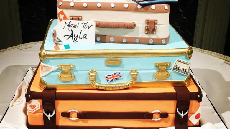 luggage cake
