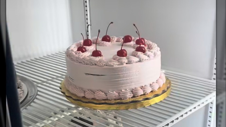 vanilla peach dark chocolate tres leches cake