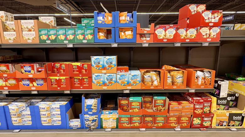 Aldi cracker aisle