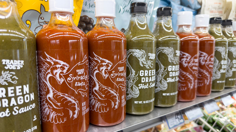 Trader Joe's Sriracha in a store