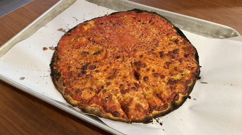 a pizza pie from Modern Apizza