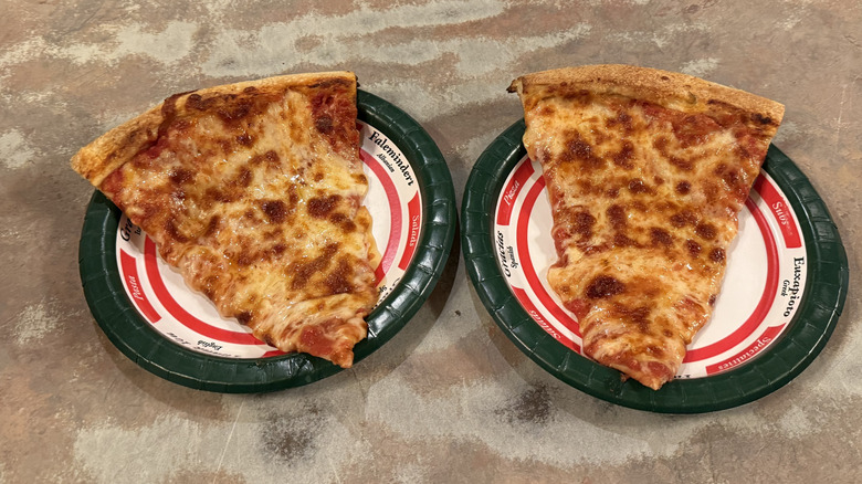 two slices of Yorkside pizza