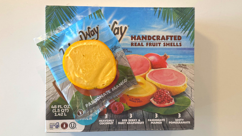 Island Way Sorbet, Passionate Mango flavored sorbet