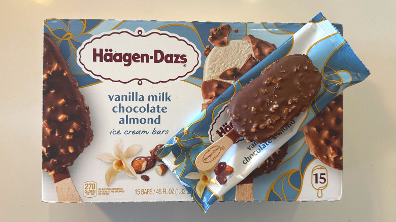 Häagen-Dazs Vanilla Milk Chocolate Almond Ice Cream Bars