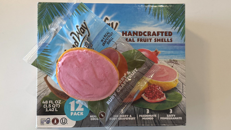 Island Way Sorbet, Red Berry & Ruby Grapefruit flavored sorbet