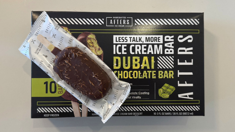 Afters Ice Cream Dubai Chocolate Bar box