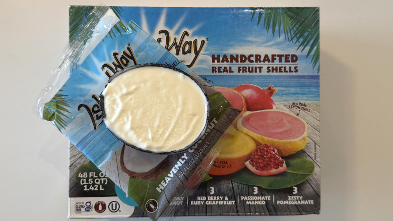 Island Way Sorbet, Heavenly Coconut flavored sorbet