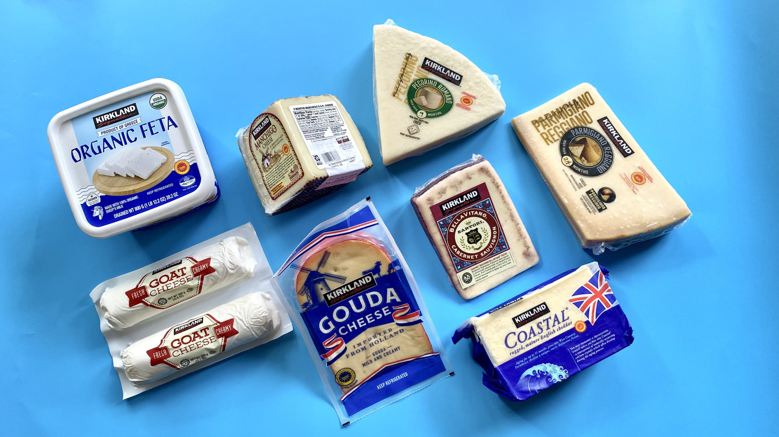 I Tried And Ranked 8 Kirkland Signature Cheeses From Costco