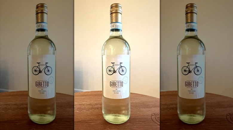 Bottle of Giretto Pinot Grigio from Aldi