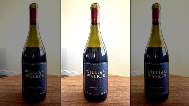 Bottle of William Walker Pinot Noir from Aldi