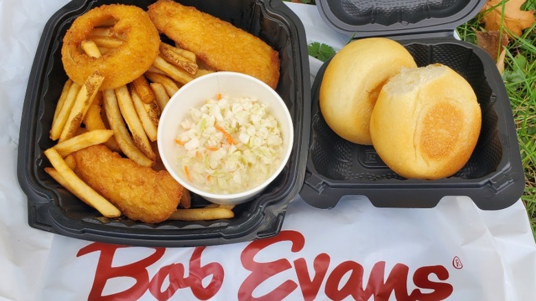 Bob Evans fish fry platter
