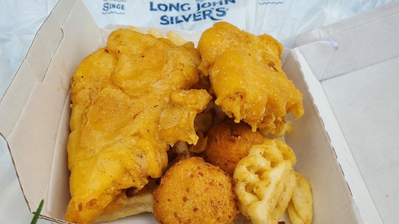 Long John Silver's two-piece fish basket