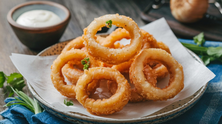 beer battered onion rings