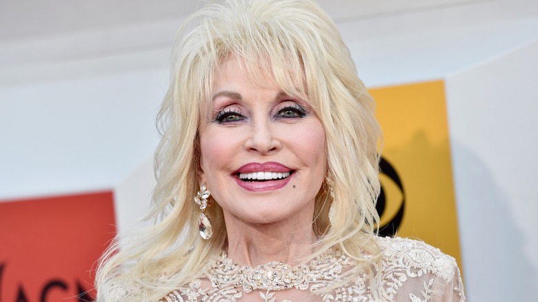 Country music legend Dolly Parton at an event
