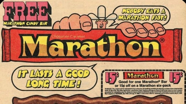 A Marathon candy bar