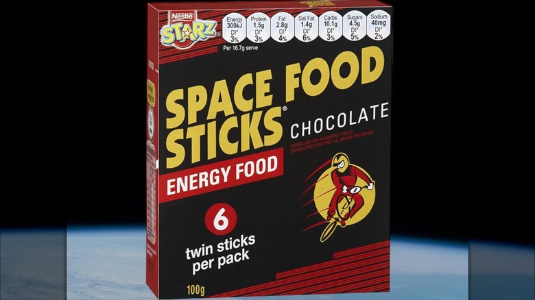 A box of Space Food Sticks