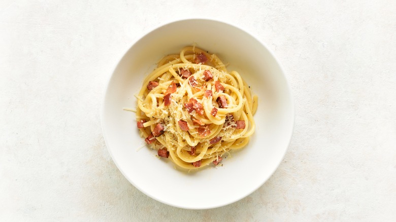 Bowl of carbonara