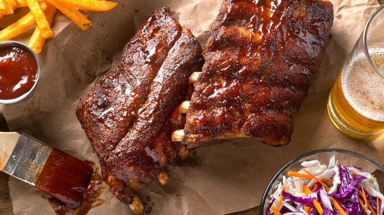 Baby back rib racks