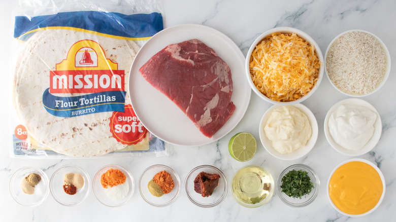 Taco Bell Quesarito ingredients