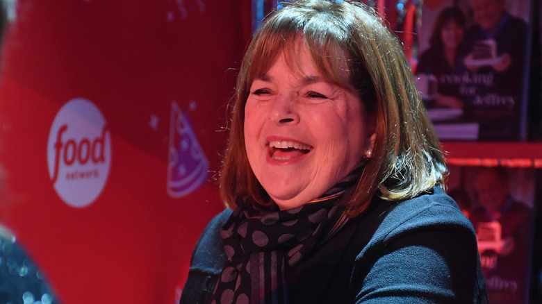 Ina Garten smiling wide at a Food Network event.