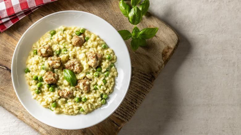 Bowl of risotto