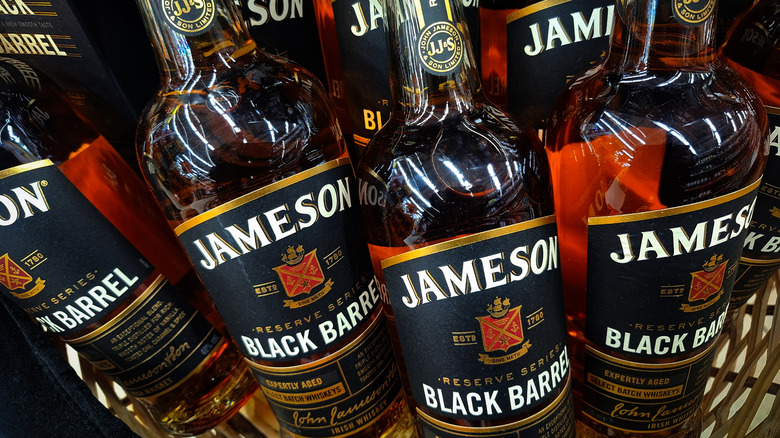 Bottles of Jameson Black Barrel