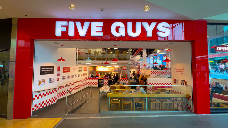 Five Guys storefront