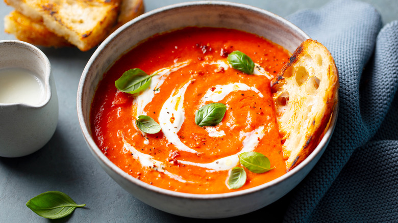 Bowl of tomato soup