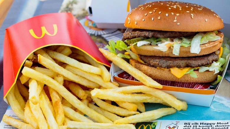 McDonald's Big Mac and fries