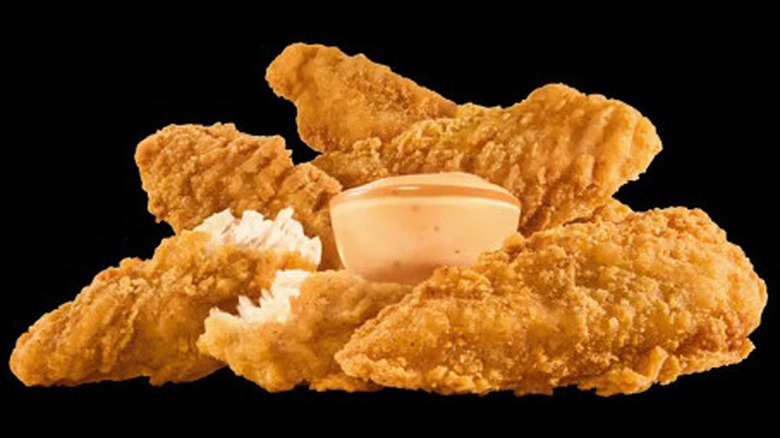 5-piece chicken tenders with sauce