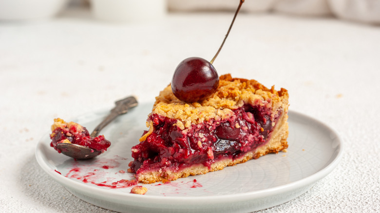 Cherry pie with a cherry on top