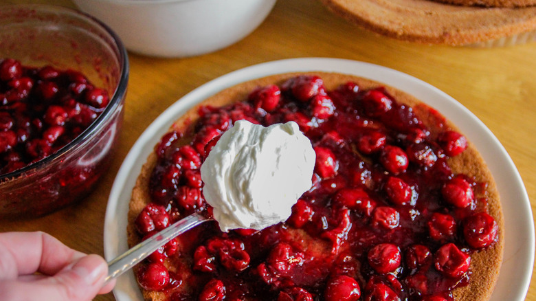 cherry pie preparation