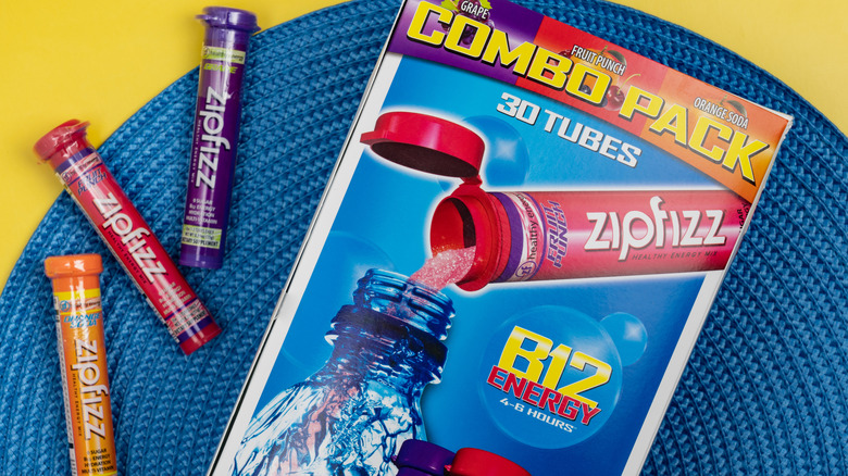 Zipfizz energy tubes
