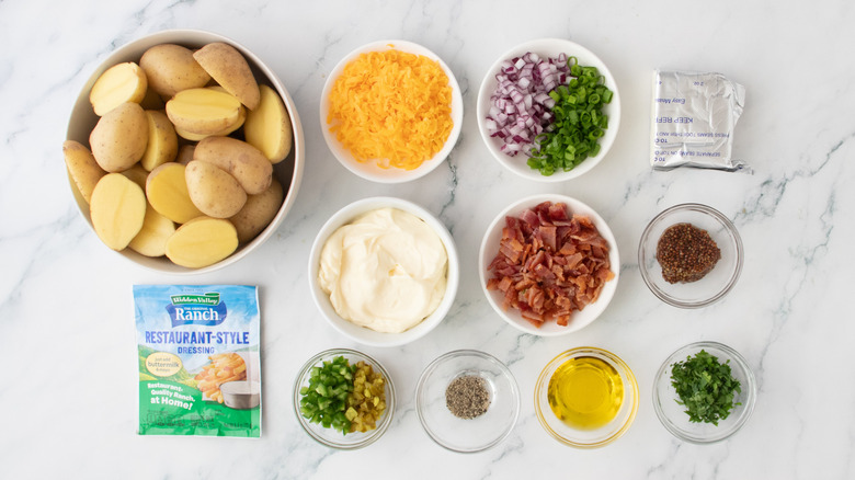 Jalapeño popper potato salad ingredients